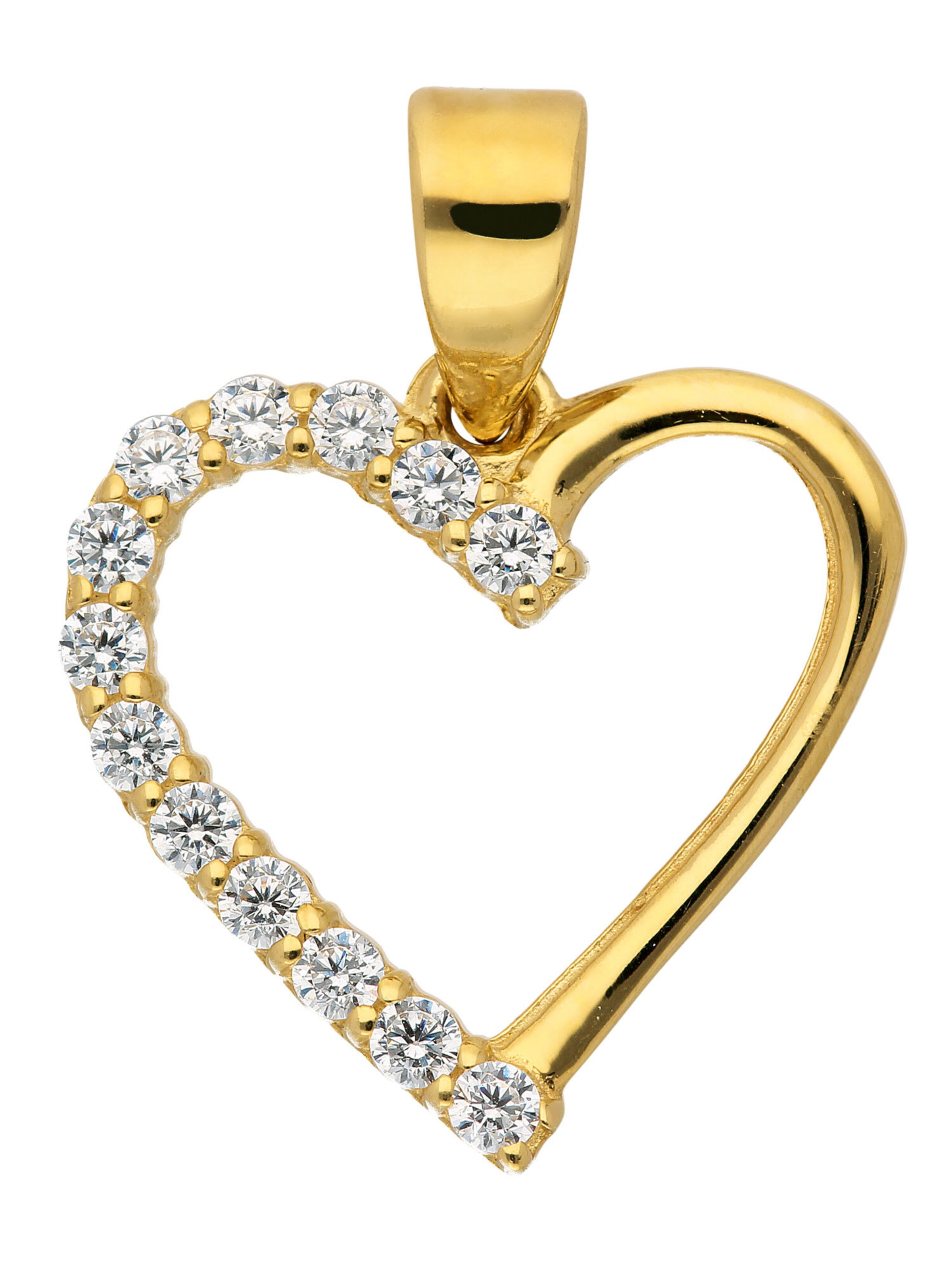 Adelia´s Pendant 'Herz' in Gold: front