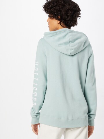 HOLLISTER Zip-Up Hoodie in Blue