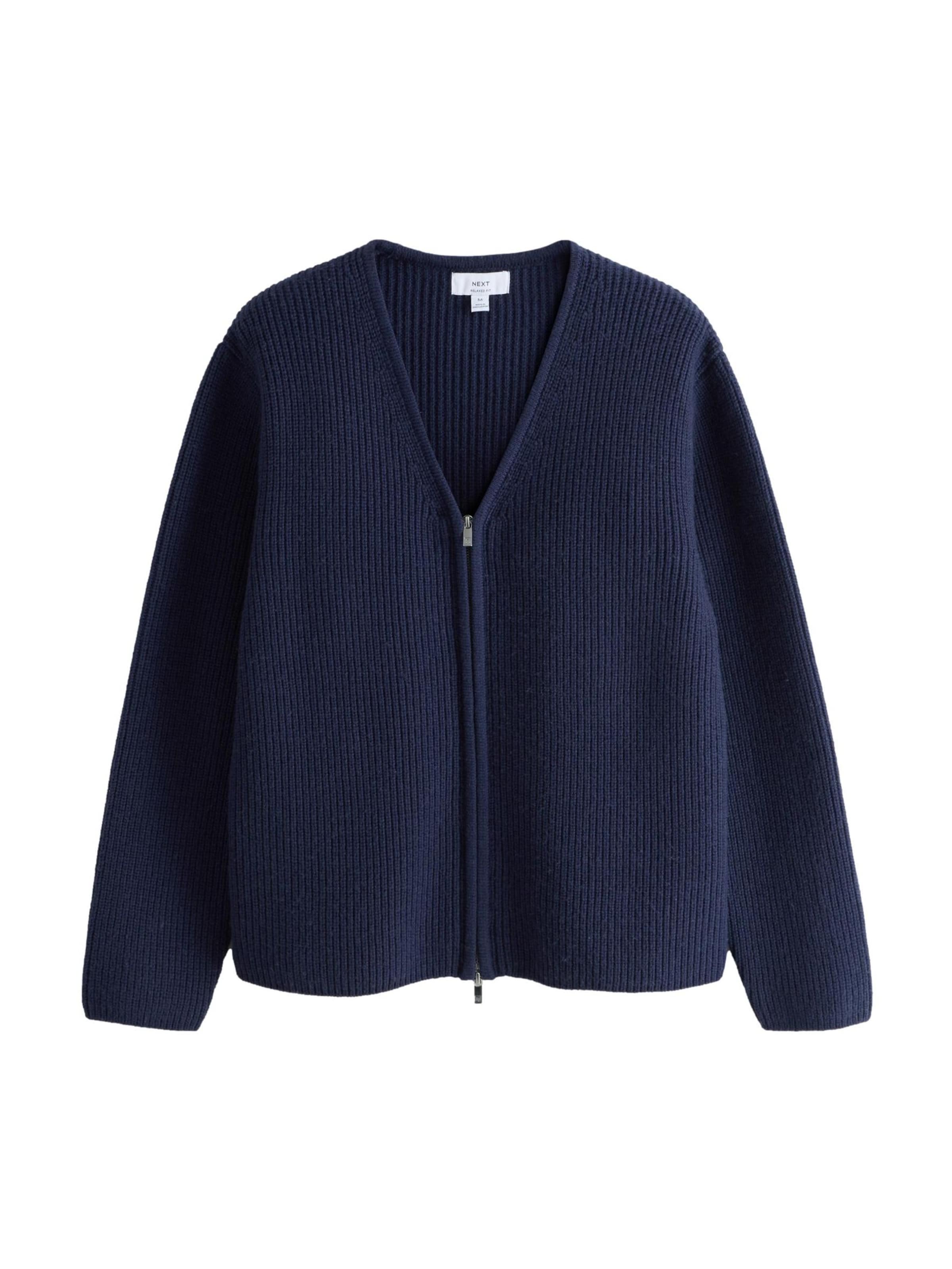 Next Вязаная кофта в Синий: спереди