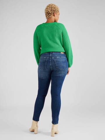 ONLY Curve Skinny Jeans 'FOREVER' in Blauw