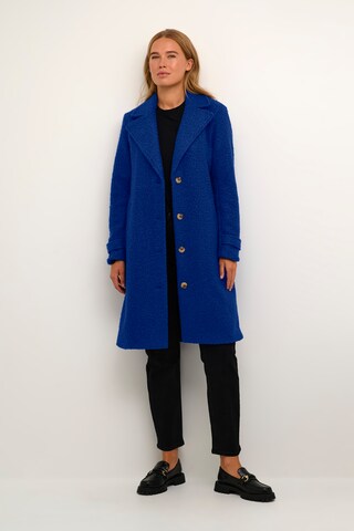 Kaffe Between-Seasons Coat 'Anne' in Blue