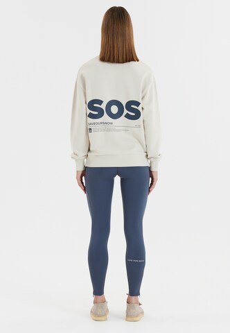 SOS Skinny Sporthose 'Leysin' in Blau