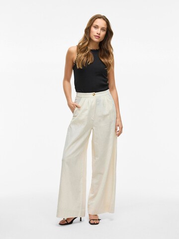 Wide Leg Pantalon 'VIEtni' VILA en beige