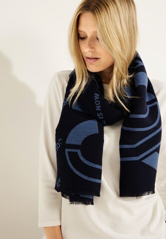 CECIL Scarf in Blue: front