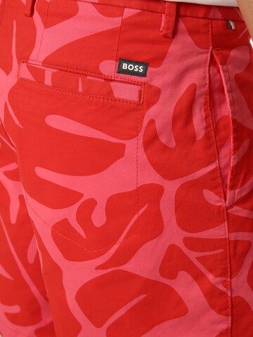 BOSS Regular Pants 'Karlos' in Red