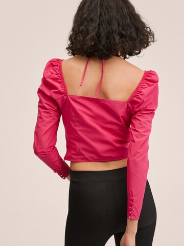 MANGO Bluse 'Tafi' i pink