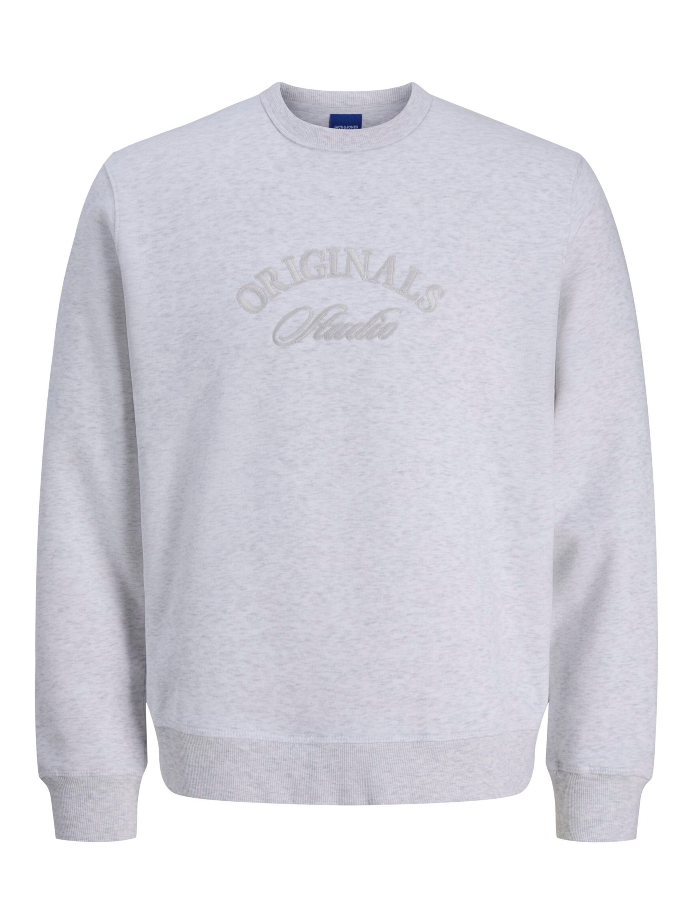 JACK & JONES Sweatshirt in hellgrau, Produktansicht