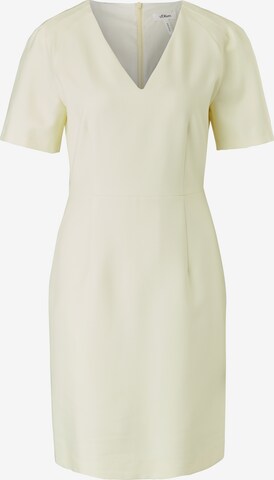 s.Oliver BLACK LABEL Sheath dress in Yellow: front