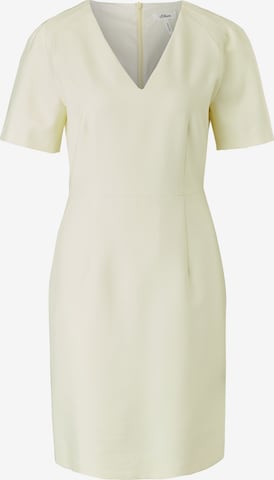 s.Oliver BLACK LABEL - Vestido de tubo en amarillo: frente