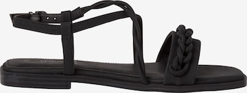 s.Oliver Strap sandal in Black