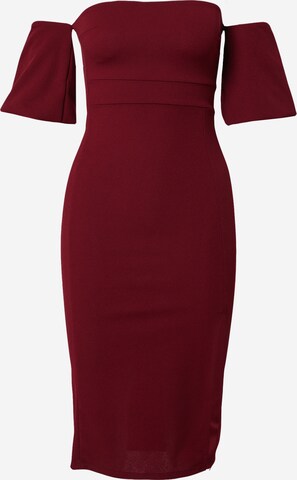 WAL G. Dress 'CYLON' in Red: front