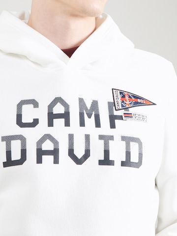 Felpa di CAMP DAVID in bianco