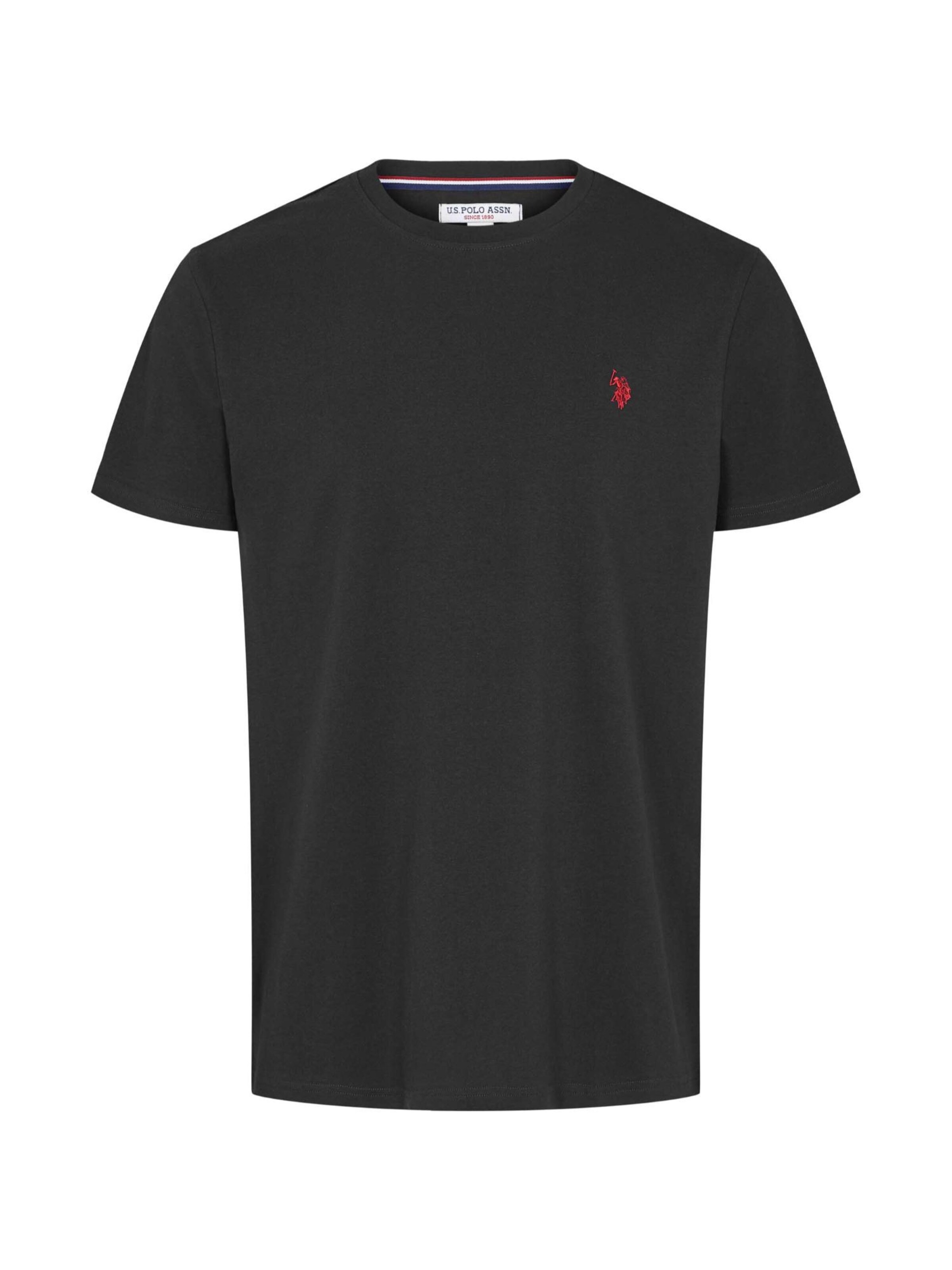 U.S. POLO ASSN. Shirt 'Arjun' in Zwart: voorkant