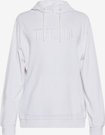 TUFFSKULL Sweatshirt in White: front