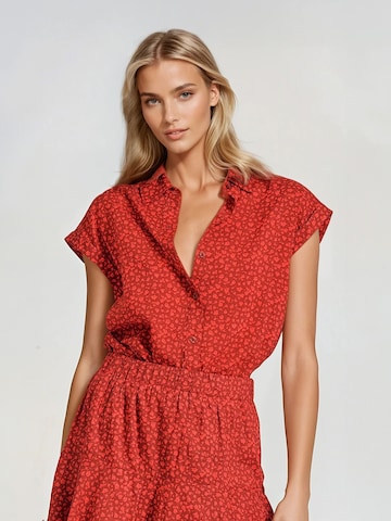 Funky Buddha Bluza | rdeča barva: sprednja stran
