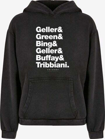 ABSOLUTE CULT Sweatshirt 'Friends - Surnames' in Schwarz: predná strana