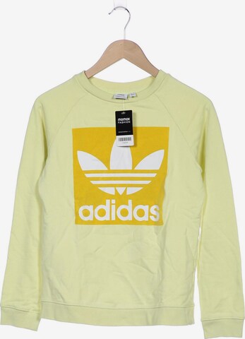 ADIDAS ORIGINALS Sweatshirt & Zip-Up Hoodie in S in Yellow: front