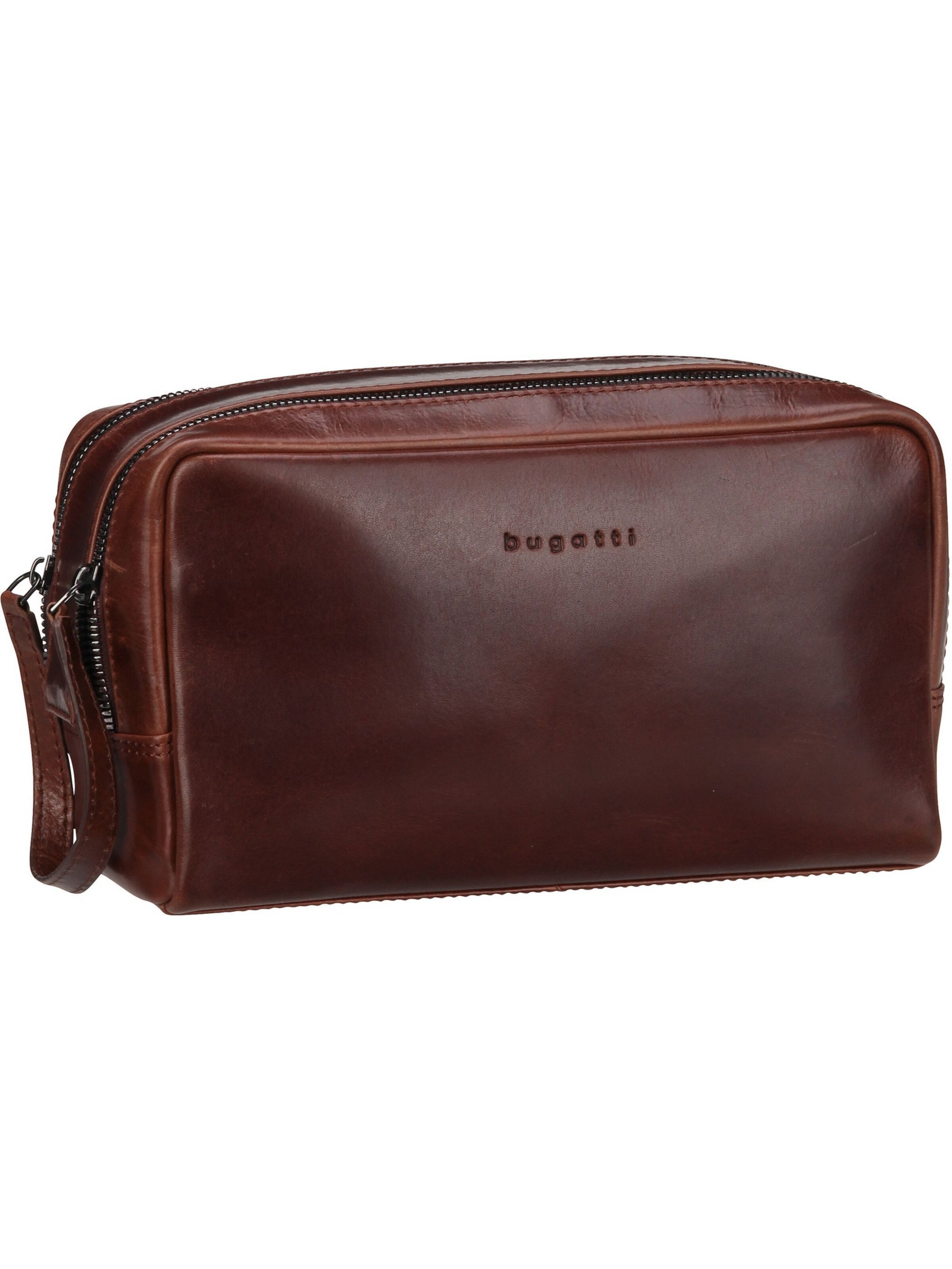 bugatti Toiletry Bag 'Romano 4014' in Brown: front