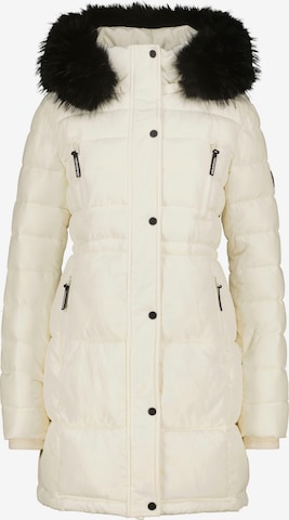 alife & kickin Wintermantel in Weiß: Vorderseite