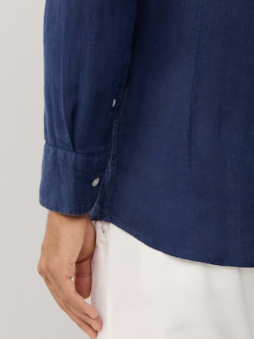 Hackett London Regular Fit Hemd 'Ess' in Blau