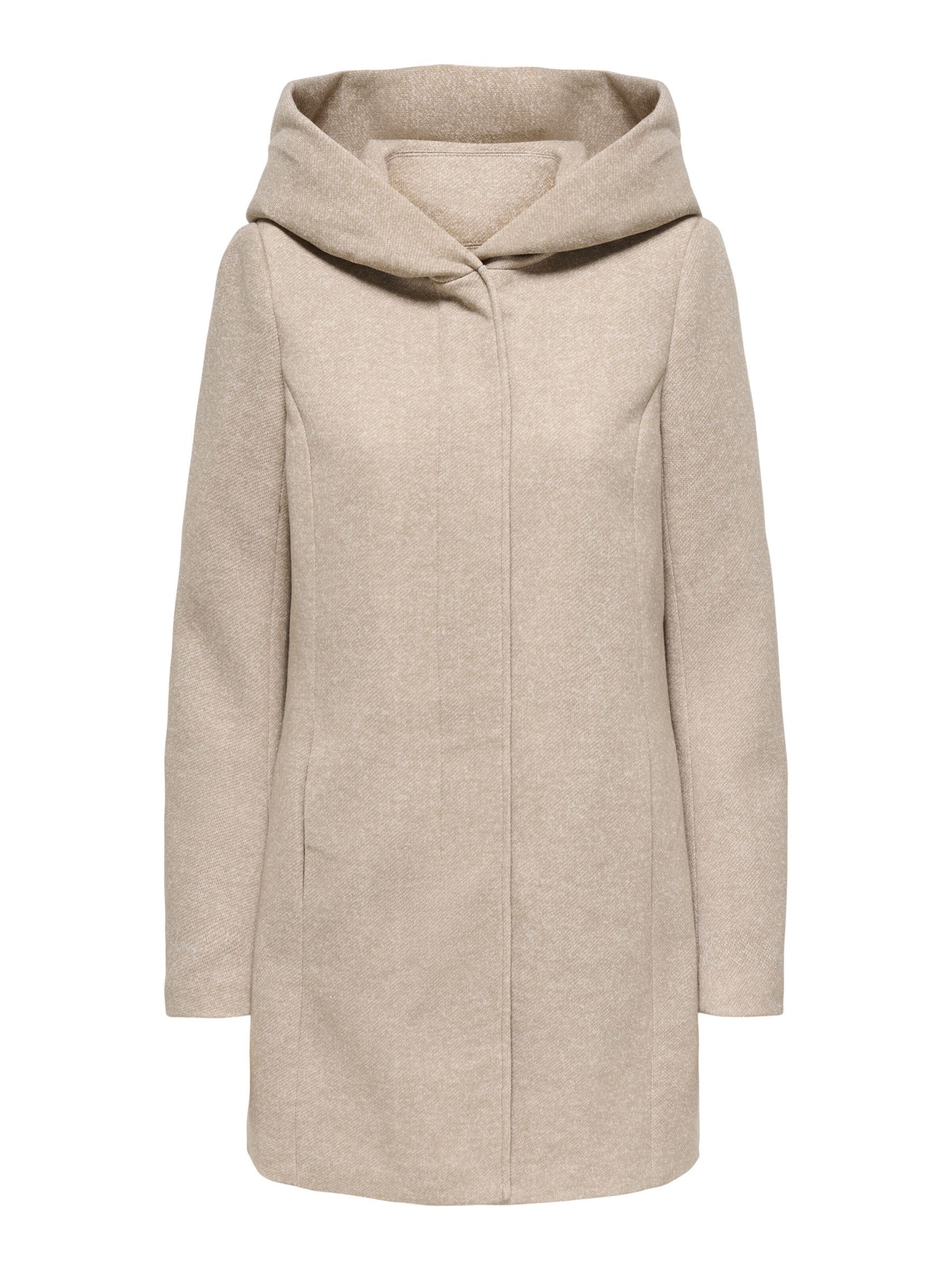 ONLY Manteau mi-saison 'ONLSedona' en M en beige chiné, Vue avec produit