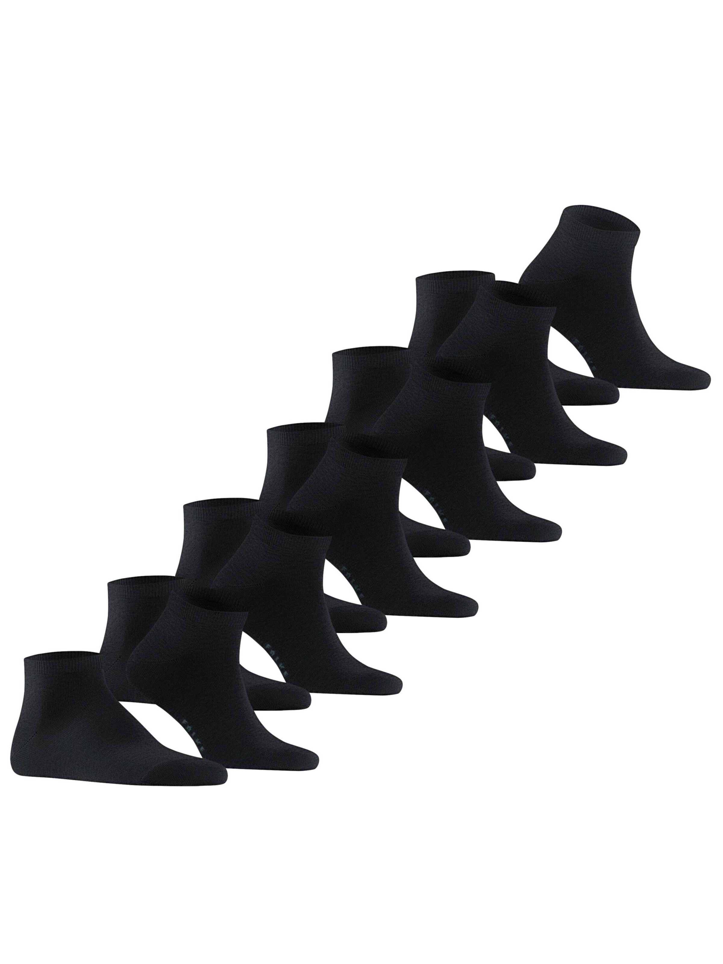 FALKE Socks 'Happy 6-Pack' in Black