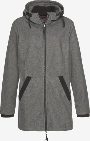 POLARINO Outdoor Jacket in Grey: front