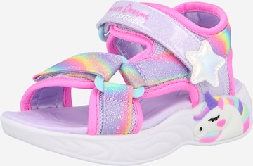 SKECHERS Sandaalit 'UNICORN DREAMS' värissä lila: etupuoli