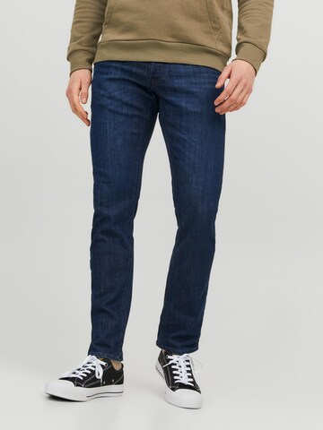 JACK & JONES Slimfit Jeansy 'TIM' w kolorze niebieski