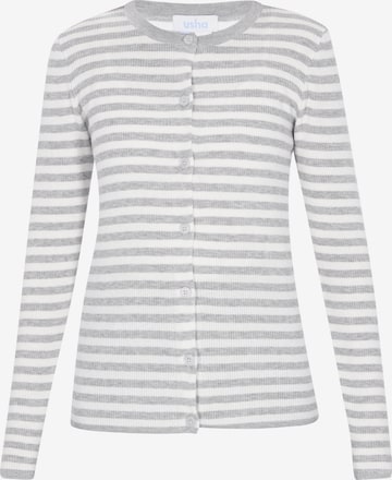 Cardigan usha BLUE LABEL en gris : devant
