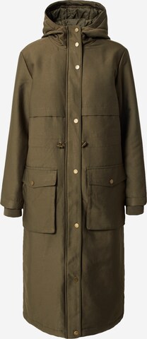 Warehouse Демисезонное пальто в Зеленый: спереди