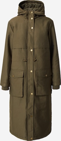 Manteau mi-saison Warehouse en vert : devant