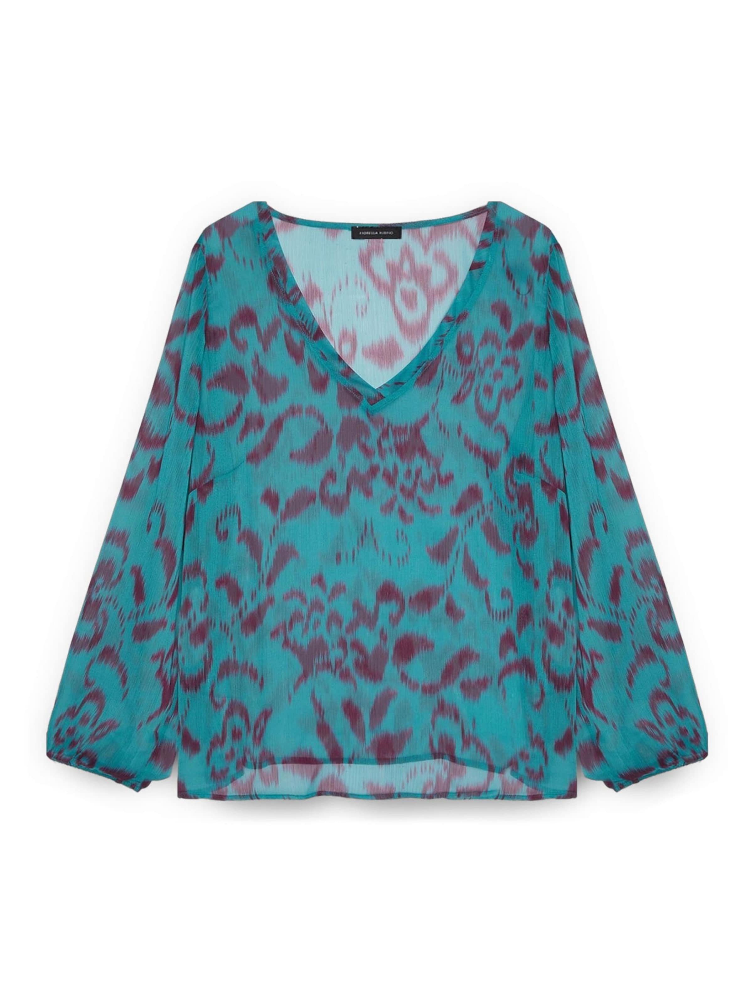 Fiorella Rubino Bluse‌‌‌‌‌‌‌‌ in Blau: Vorderseite