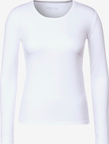 CECIL Shirt 'Pia' in White: front