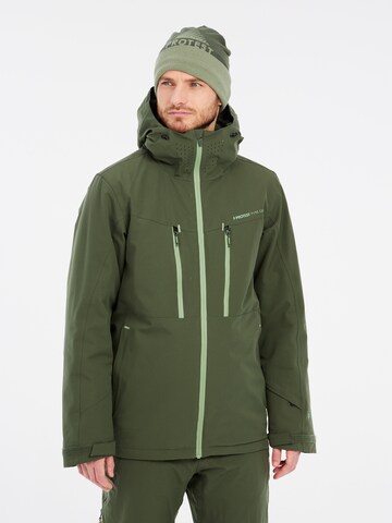 PROTEST Athletic Jacket 'PRTTIMOTHY' in Green