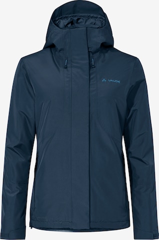 VAUDE Outdoorjas 'Rosemoor' in Blauw: voorkant