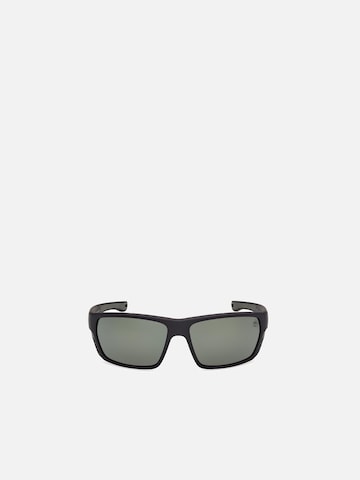 TIMBERLAND Sonnenbrille 'Timberland TB00002 Matte black 64/16/135 MAN Sunglasses'‌‌ in Schwarz