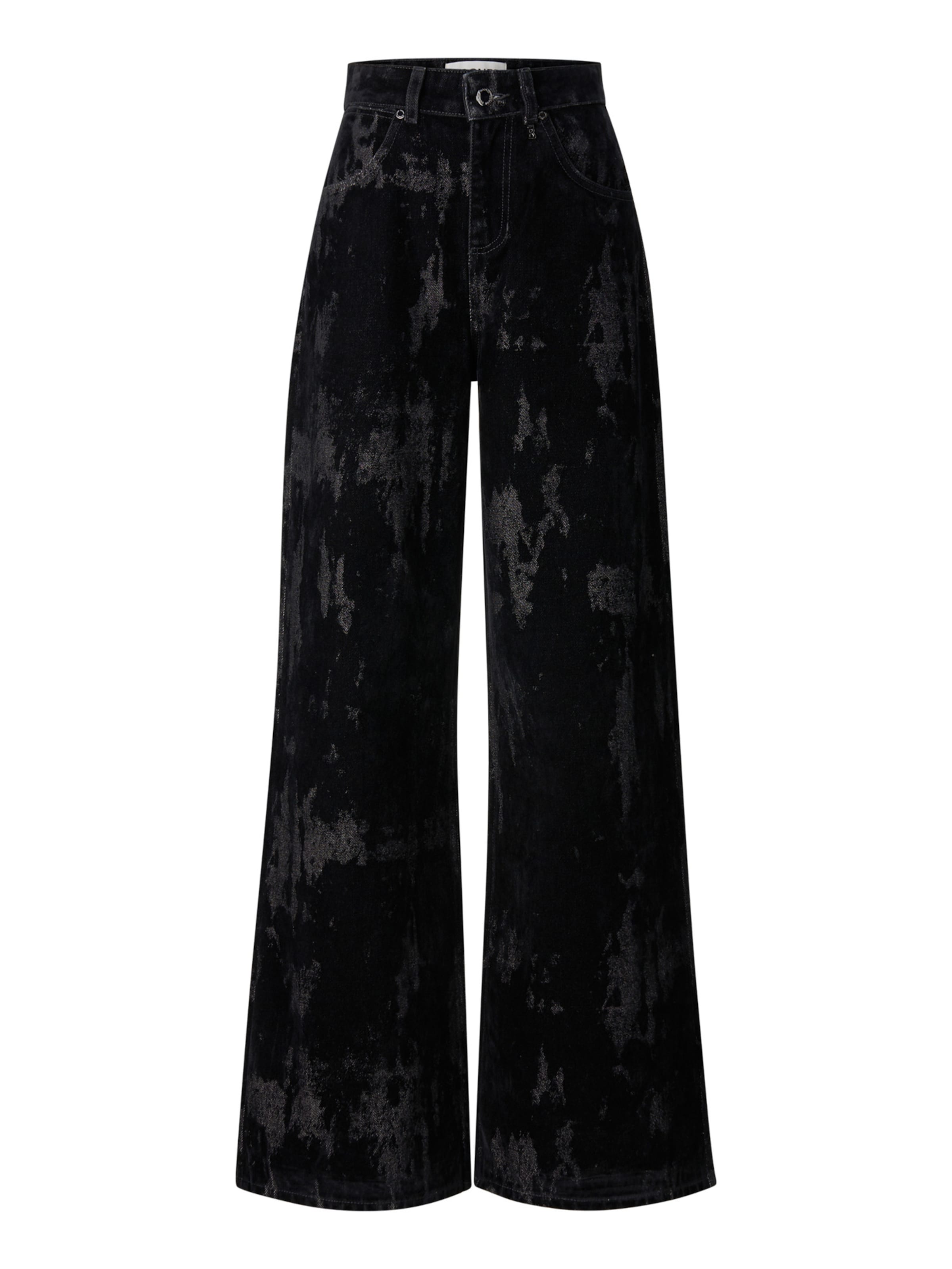 BOGNER Wide Leg Jeans 'Lizzy' in Schwarz: Vorderseite