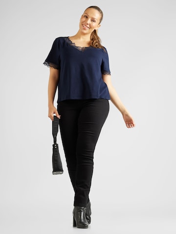 ABOUT YOU Curvy Shirt 'Lene Shirt' in Blauw