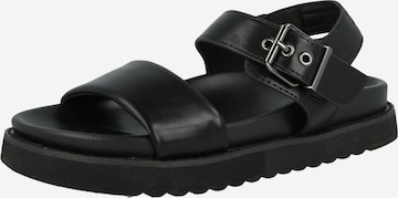 juoda ABOUT YOU Sandalai 'Elanur': priekis