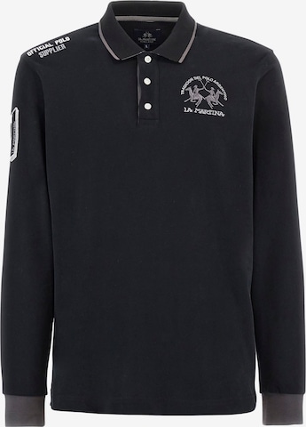 Maglietta di La Martina in nero: frontale