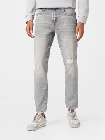 Slimfit Jeans 'TAPER' de la Superdry pe gri: față