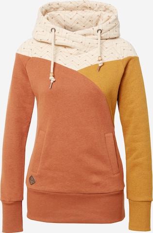 Ragwear Sweatshirt in Brown: front