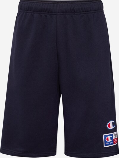 Pantaloni Champion Authentic Athletic Apparel pe albastru marin / roșu / negru / alb, Vizualizare produs
