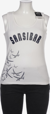 SANSIBAR Top & Shirt in XL in White: front