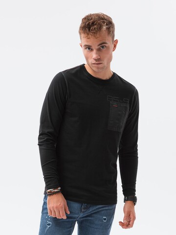 Ombre Shirt 'L130' in Schwarz: predná strana