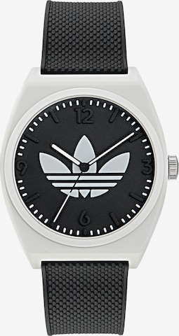 ADIDAS ORIGINALS Analog Watch in Black: front