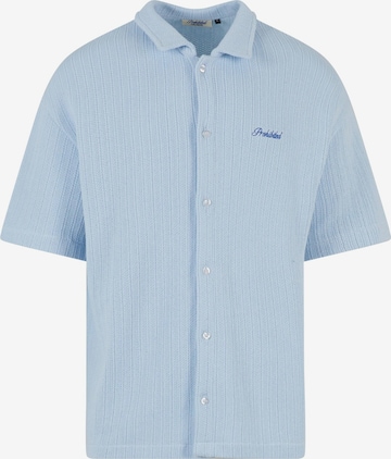 mėlyna Prohibited Patogus modelis Marškiniai: priekis