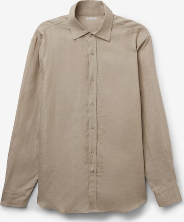 IUMAN Intimissimi Regular Fit Hemd in Beige: Vorderseite