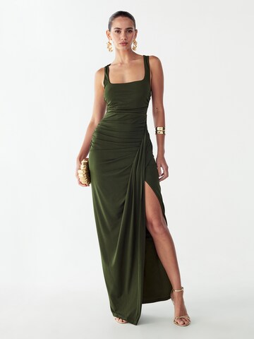 BWLDR Jurk 'Fallen' in Groen: voorkant